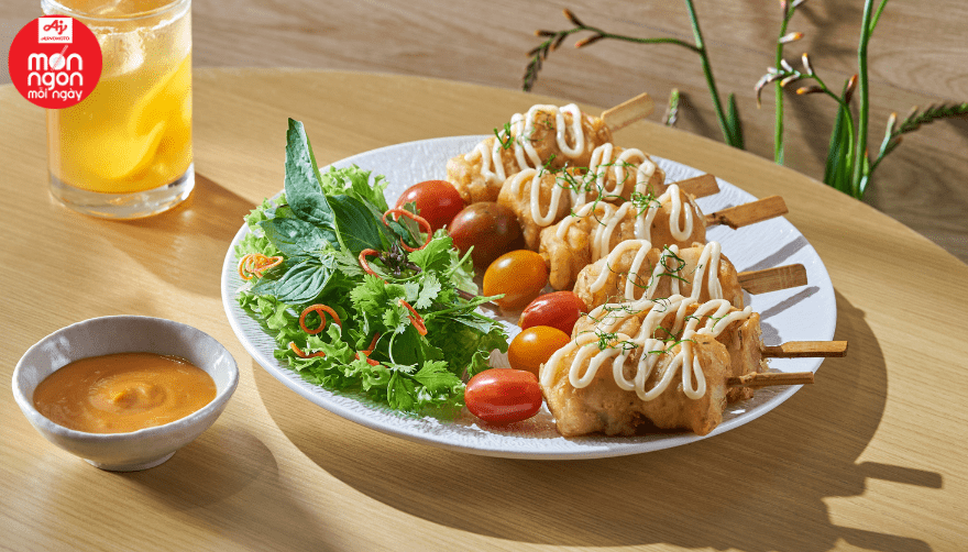 Cá Diêu Hồng Xiên Que Chiên Lá Chanh - Món Ăn Ngon, Bổ Dưỡng