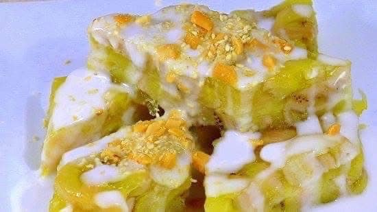 Cách làm bánh chuối hấp nước cốt dừa thơm ngon