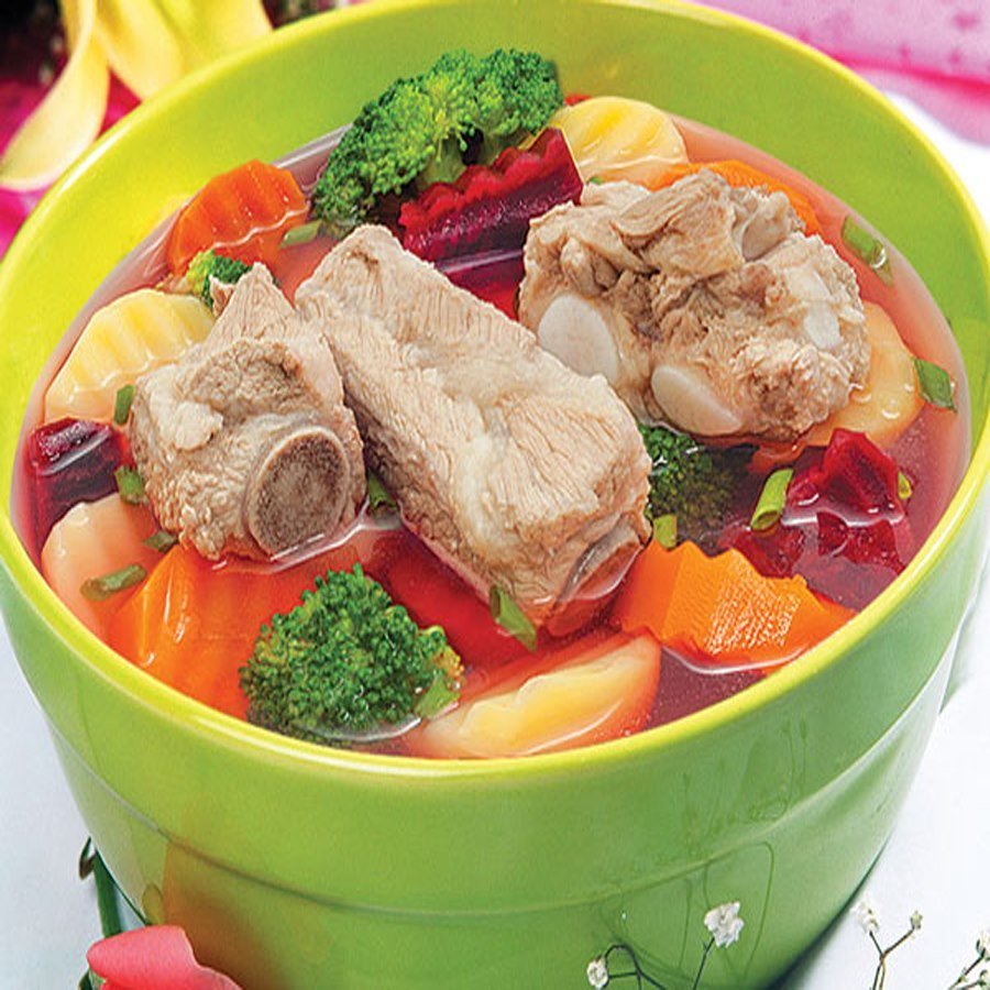 Cách làm món sườn hầm củ quả thơm ngon