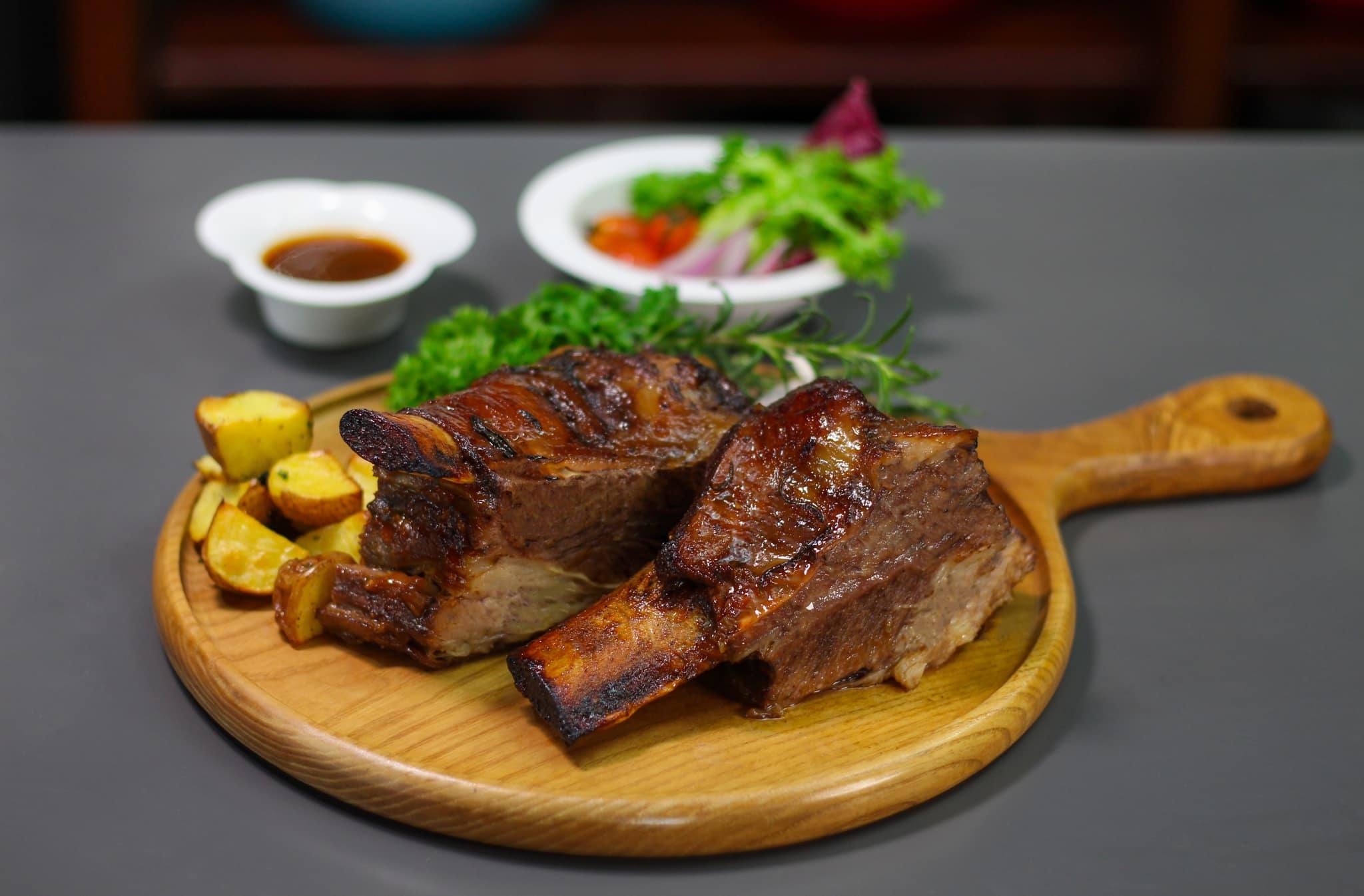 Cách Làm Sườn Bò Nướng Sốt BBQ Ngon Miệng