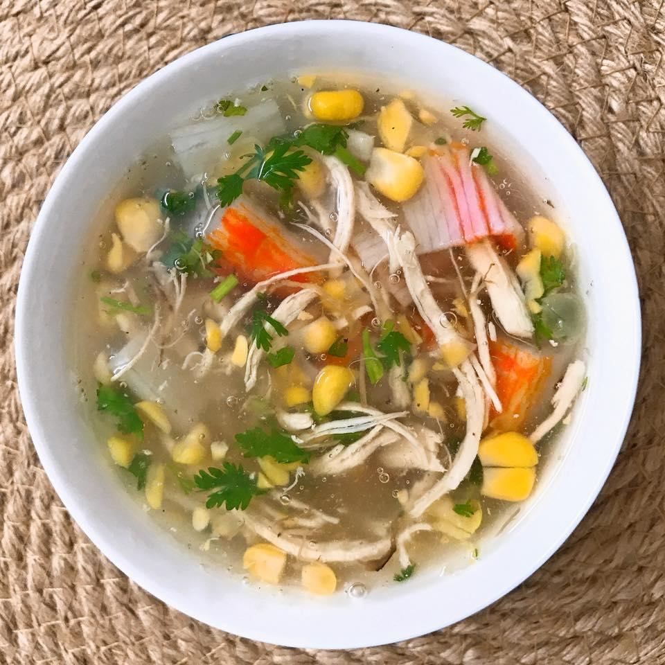 Cách làm súp gà ngô non thơm ngon
