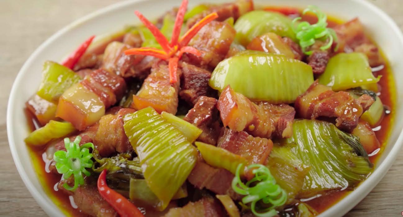 Cách Làm Thịt Lợn Kho Dưa Cải Chua Ngon