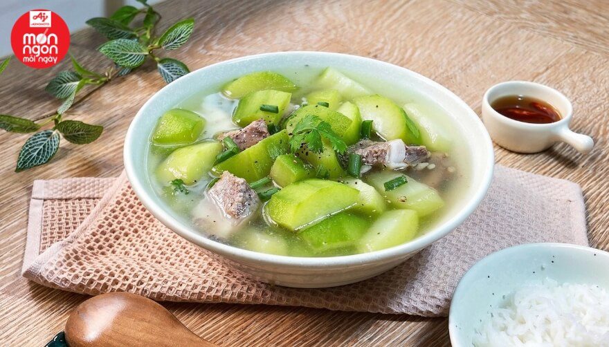 Cách nấu canh bí đao sườn non thanh mát, dễ thực hiện