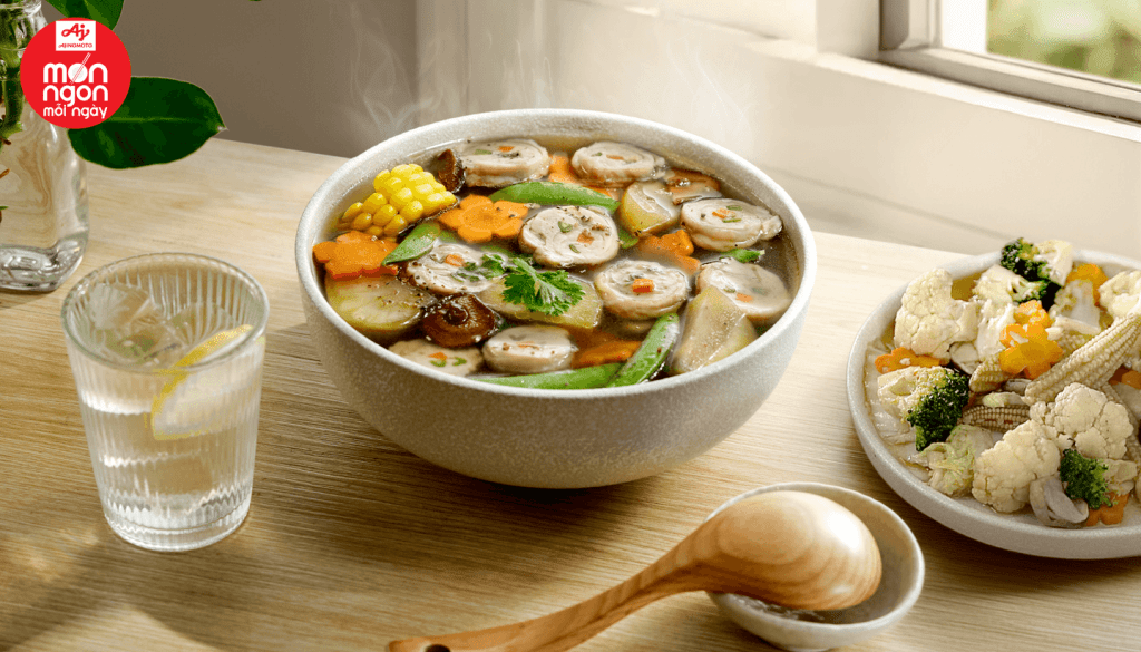 Cách nấu canh gà nấm hương củ sâm đất thơm ngon, bổ dưỡng