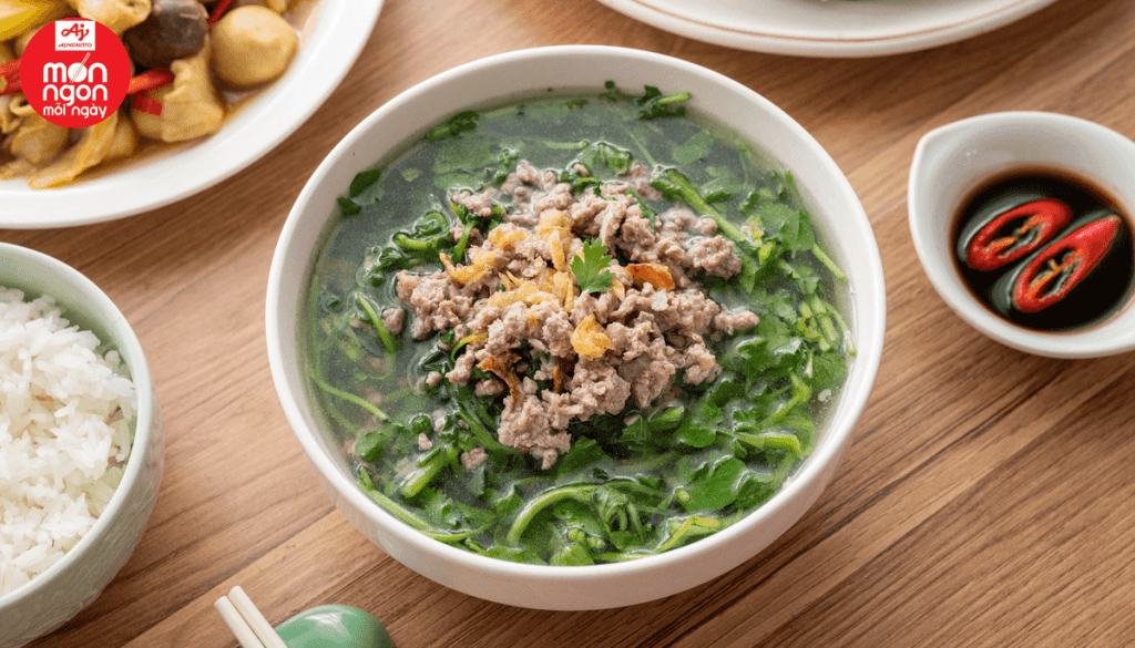 Cách nấu canh thịt bò cải xoong ngọt thanh, giàu dinh dưỡng