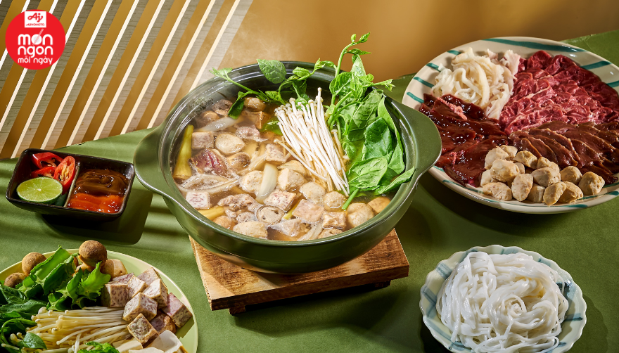 Cách nấu lẩu bò khoai môn thơm ngon bổ dưỡng