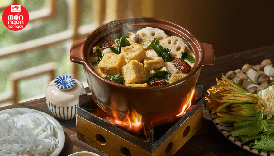 Cách Nấu Lẩu Chao Củ Sen Khoai Môn Chay Ngon Tại Nhà