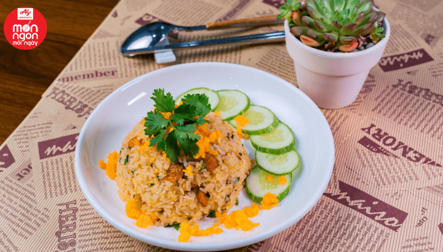 Cơm Tôm Trứng Muối - Món Ăn Dễ Làm, Bổ Dưỡng