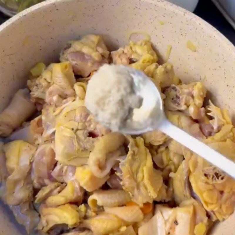 Kho gà Cơm đảo gà rang