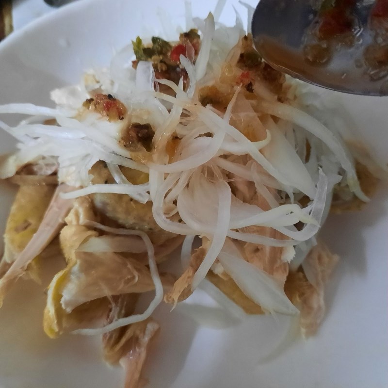 Trộn gỏi gà