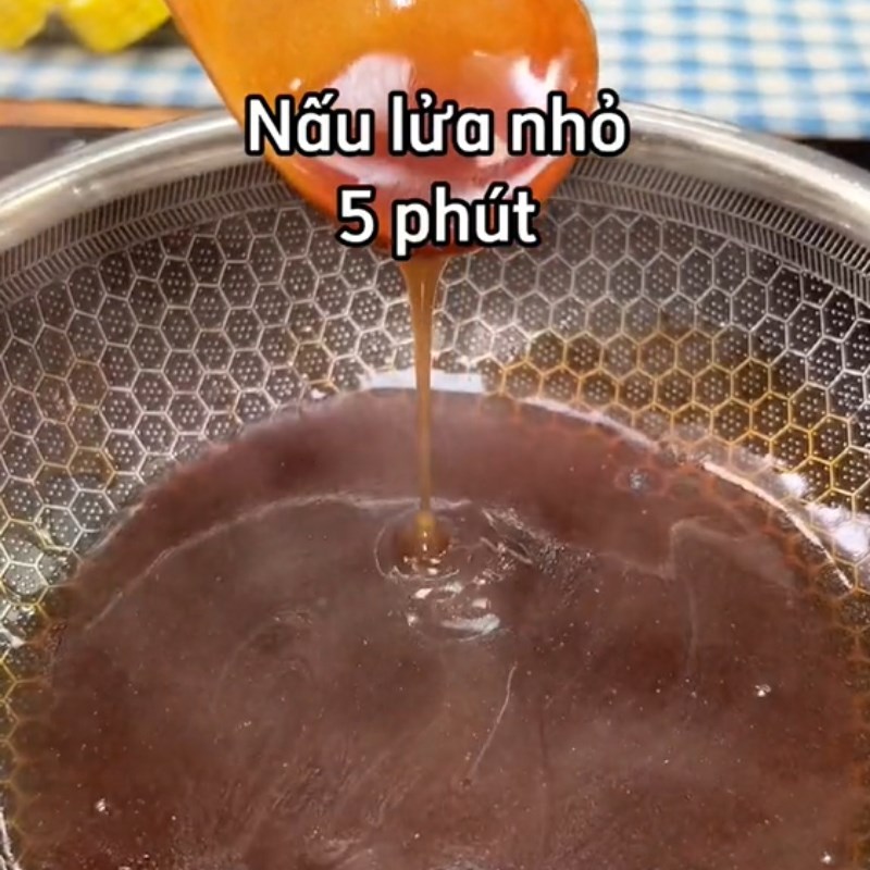 Sốt đặc biệt đã nấu sệt