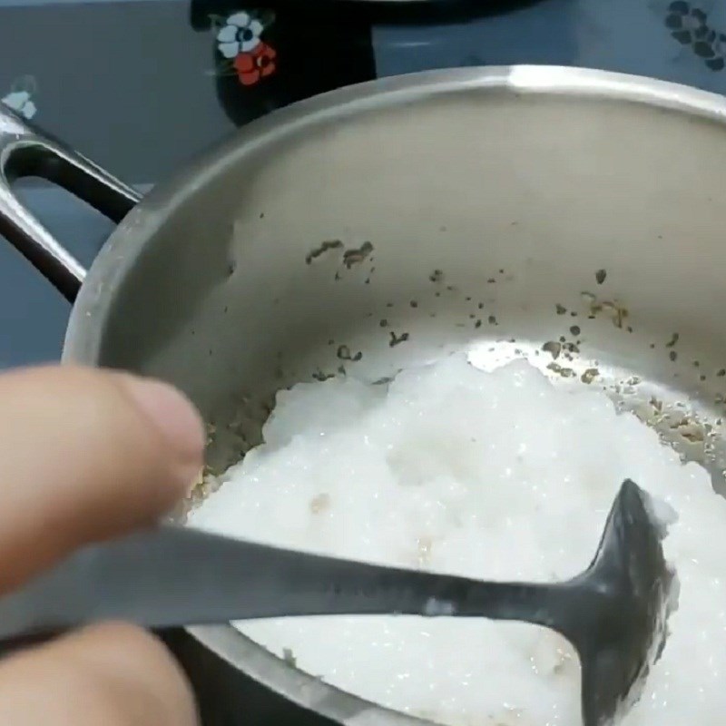 Cháo tổ yến thịt băm
