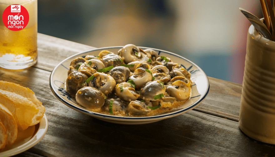 Ốc mỡ sốt mayonnaise thơm ngon, bổ dưỡng