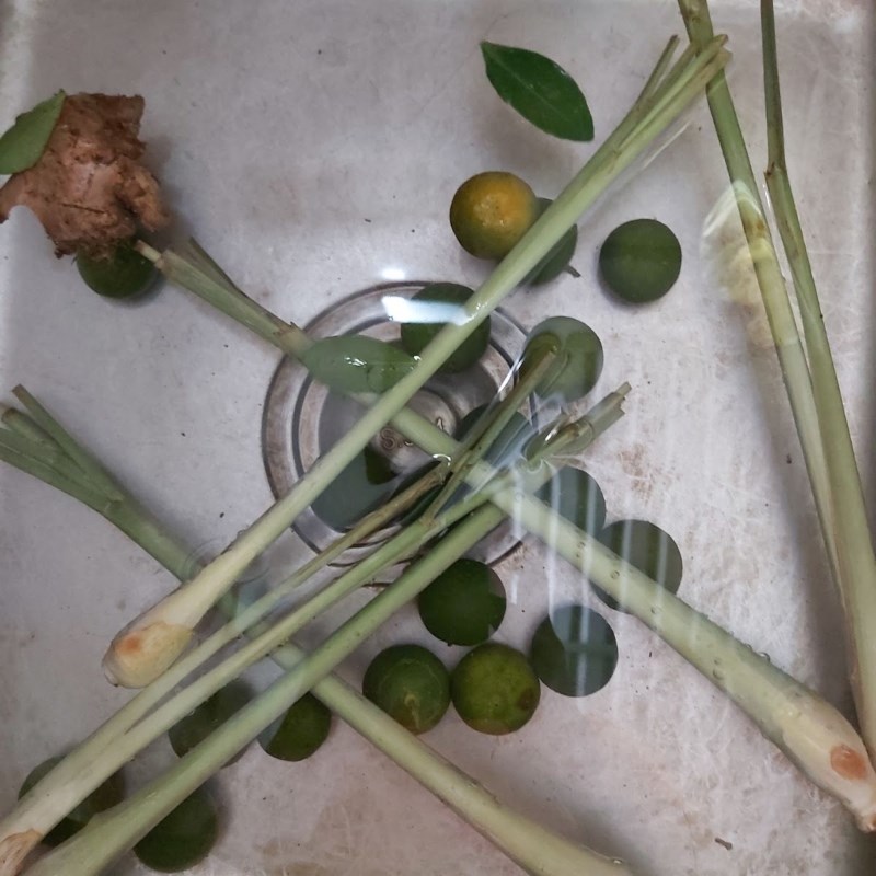 Sơ chế gừng và sả