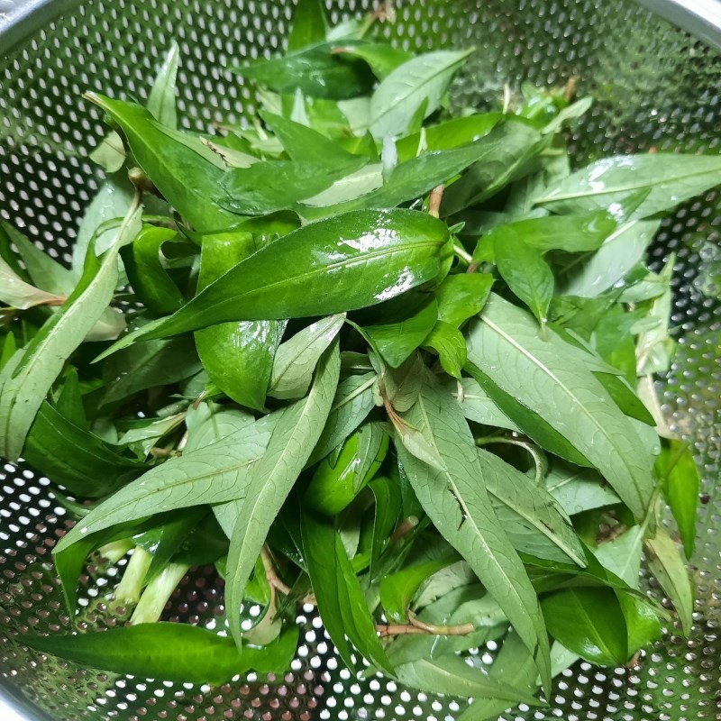 Sơ chế rau răm và hành tây