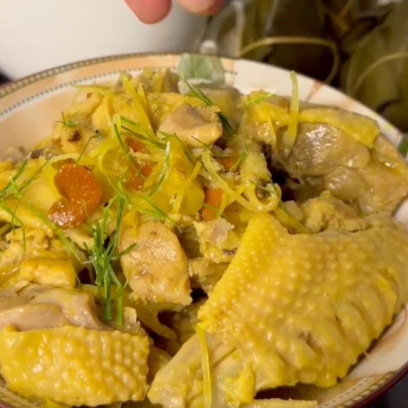 Thành phẩm Cơm đảo gà rang