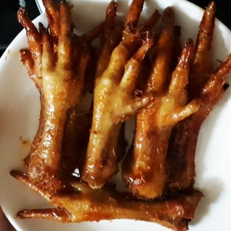 Chân gà nướng mật ong thành phẩm