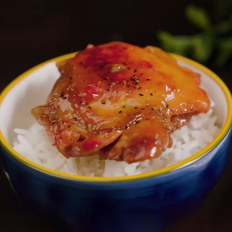 Bước 6 Thành phẩm má đùi gà chiên