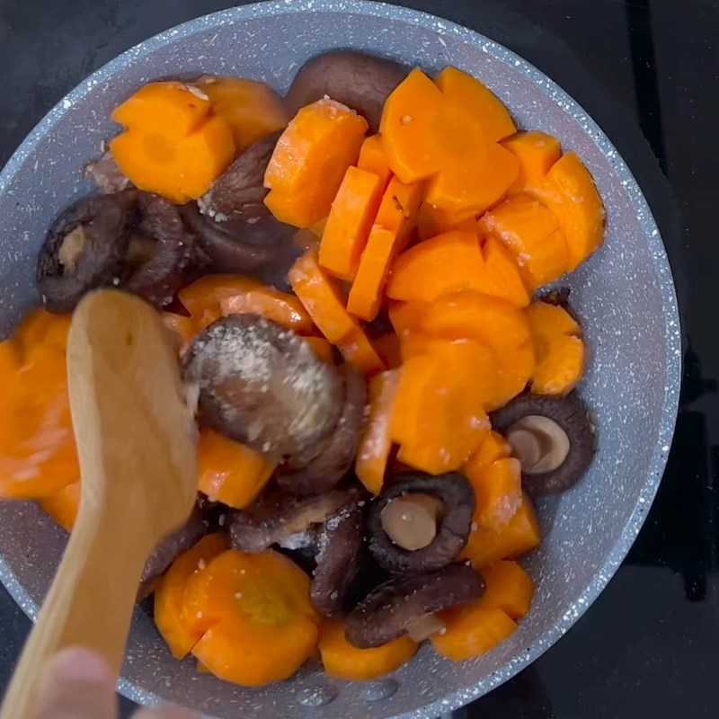 Xào rau củ 2