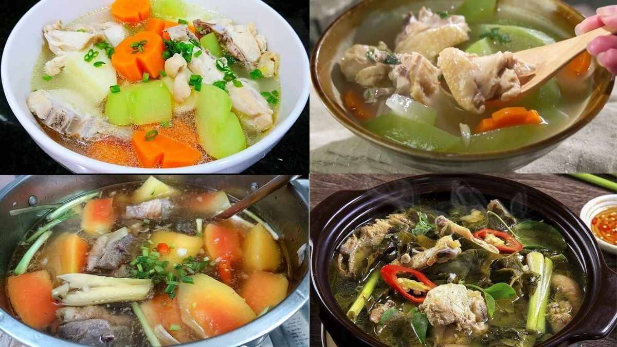 Xương gà nấu canh gì ngon? 8 gợi ý canh đậm đà hấp dẫn
