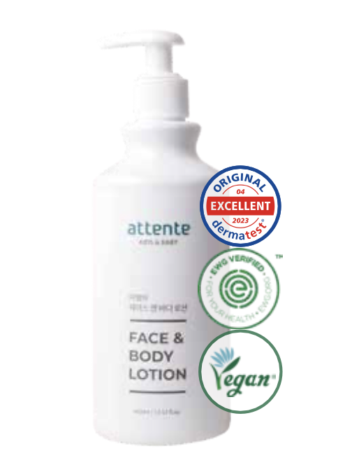 Kem chăm sóc da toàn thân Attente (Dành cho bé) - Attente Face & Body Lotion (For Baby)